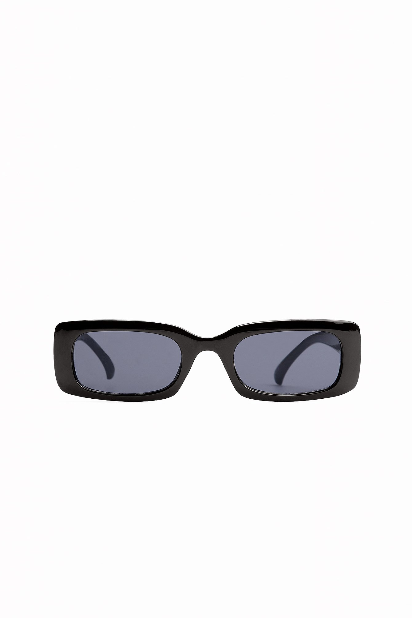 Black Breite Recycelte Sonnenbrille im Retro-Look